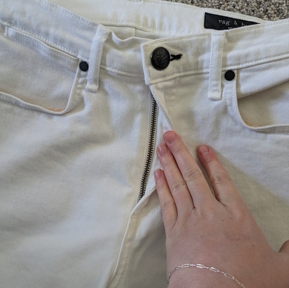 Rag & Bone Justin Wide Leg Ankle Jeans - Picture 6 of 10